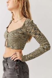 Britt Cropped Cardigan at Urban Outfitters