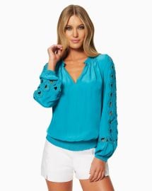 WornOnTV: Shauna’s turquoise cutout sleeve blouse on The Bold and the ...