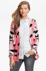 Brittanys pink cardigan at Nordstrom