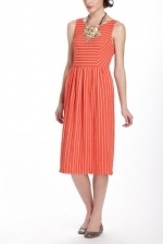 Brittanys striped dress at Anthropologie