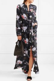 Britten floral-print silk crepe de chine maxi dress by Equipment at Net A Porter