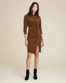 Britton Button-Down Shirtdress at Veronica Beard