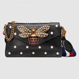 Broadway leather mini bag at Gucci