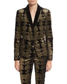 Brocade Velvet Blazer at Neiman Marcus