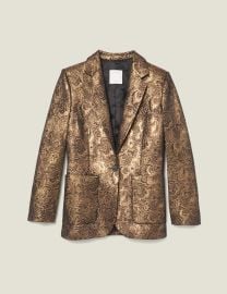 Brocade tailored jacket at Sandro