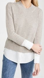 Brochu Walker Eton Layered Crew Looker at Shopbop