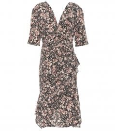 Brodie Floral-Printed Silk-Stretch Dress by Isabel Marant at Mytheresa