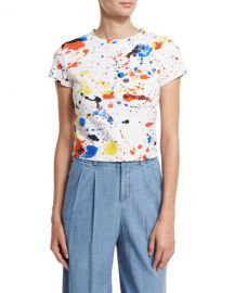 Bronte Splatter Top at Neiman Marcus