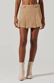 Bronwyn Pleated Tweed Skort ASTR the Label at ASTR The Label