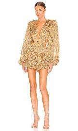 Bronx And Banco Lilia Mini Dress In Yellow Brown at Revolve