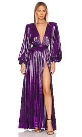 Bronx And Banco Zoe Gown In Purple at Revolve