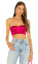 Bronx and Banco Capri Bralette in Fuchsia at Revolve