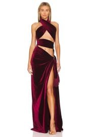 Bronx and Banco Cleopatra Velvet Maxi Dress at Revolve