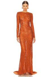 Bronx and Banco Electra Lace Gown at Revolve