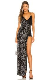 Bronx and Banco Simone Gown at Revolve