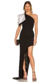 Bronx and Banco Stella Diamond Gown in Black at Revolve