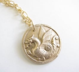 Bronze Dragon Necklace at EvaLine Jewelry