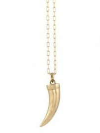 Bronze Horn Necklace at Peggy Li