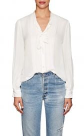 Brook Silk Tieneck Blouse by L\'Agence at Barneys