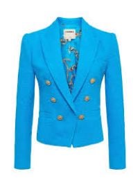 Brooke Tweed Blazer in Dresden Blue at L'Agence