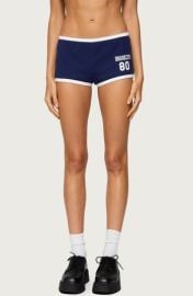 Brooklyn Contrast Low Rise Micro Shorts at Nordstrom