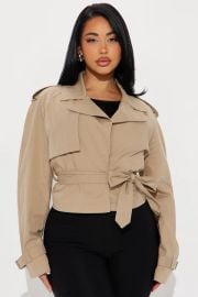 Brooklyn Cropped Trench Coat | Fashion Nova at Fashion Nova