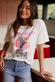 Brooklyn Graphic Tee by Letluv at Anthropologie