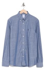 Brooks Brothers Regular Fit Chambray Button Down Shirt at Nordstrom Rack