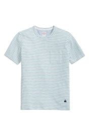 Brooks Brothers Slub Stripe Cotton T-Shirt at Nordstrom
