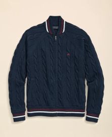 Brooks Brothers Supima Cotton Tennis Sweater Jacket at Brooks Brothers