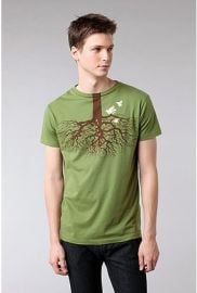 Brown Sound Fly Lower Tee at Urban Outfitters