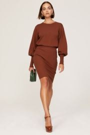 Brown Sweater Dress by TOCCIN X RTR Rent the Runway at Rent the Runway