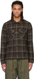 Brown Work Shirt by Naked Famous Denim on Sale at ssense