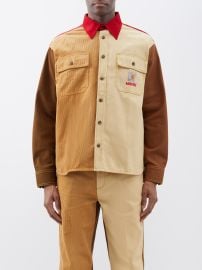 Brown X Carhartt WIP Colour-block cotton-canvas shirt Marni FASHION US at Matches