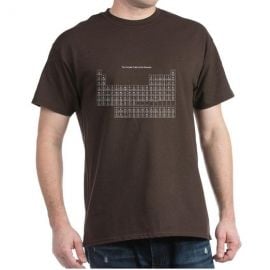 Brown periodic table tee at Amazon