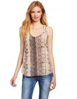 Brown snake print top by Joie at Amazon