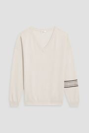 Brunello Cucinelli Bead embellished cashmere sweater at The Outnet