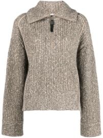 Brunello Cucinelli Embellished ribbed-knit Turtleneck Jumper - at Farfetch