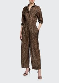 Brunello Cucinelli Floral Print Silk Utility Jumpsuit - at Bergdorf Goodman