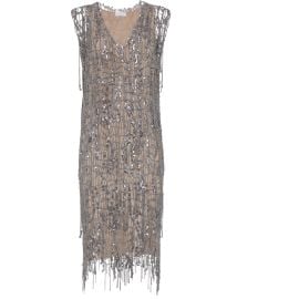 Brunello Cucinelli Glistening Embroidery dress at Nordstrom