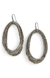 Brunello Cucinelli Vetro Loops Drop Earrings in Ch166 Glass Rutenio at Nordstrom