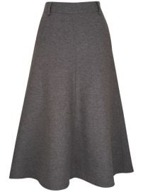 Brunello Cucinelli Wool Skirt Grey at Farfetch