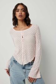 Brushed Lace Cardigan Ardene at Ardene