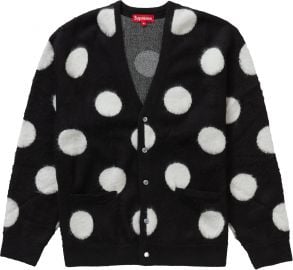 Brushed Polka Dot Cardigan at StockX