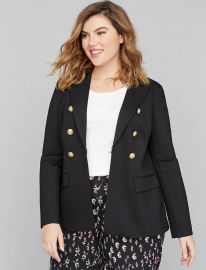 Bryant Blazer - Double Breasted Ponte by Lane Bryant at Lane Bryant