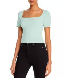 Brynn Square-Neck Top at Bloomingdales