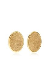 Brynn Woven Gold-Tone Earrings By Cult Gaia at Moda Operandi