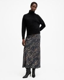 Bryony Leopard Print Maxi Skirt JINX GOLDEN BROWN ALLSAINTS US at All Saints