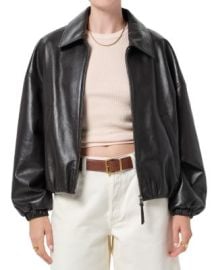 Bubble Hem Bomber Jacket at Bloomingdales