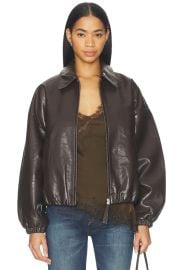 Bubble Hem Bomber Jacket at Revolve